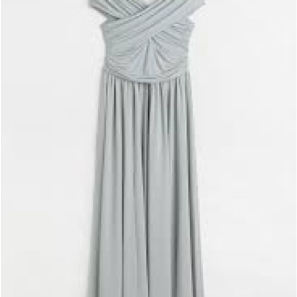 H&M DRAPED OFF-THE-SHOULDER DRESS size S
